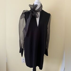 Zara crepe mini dress